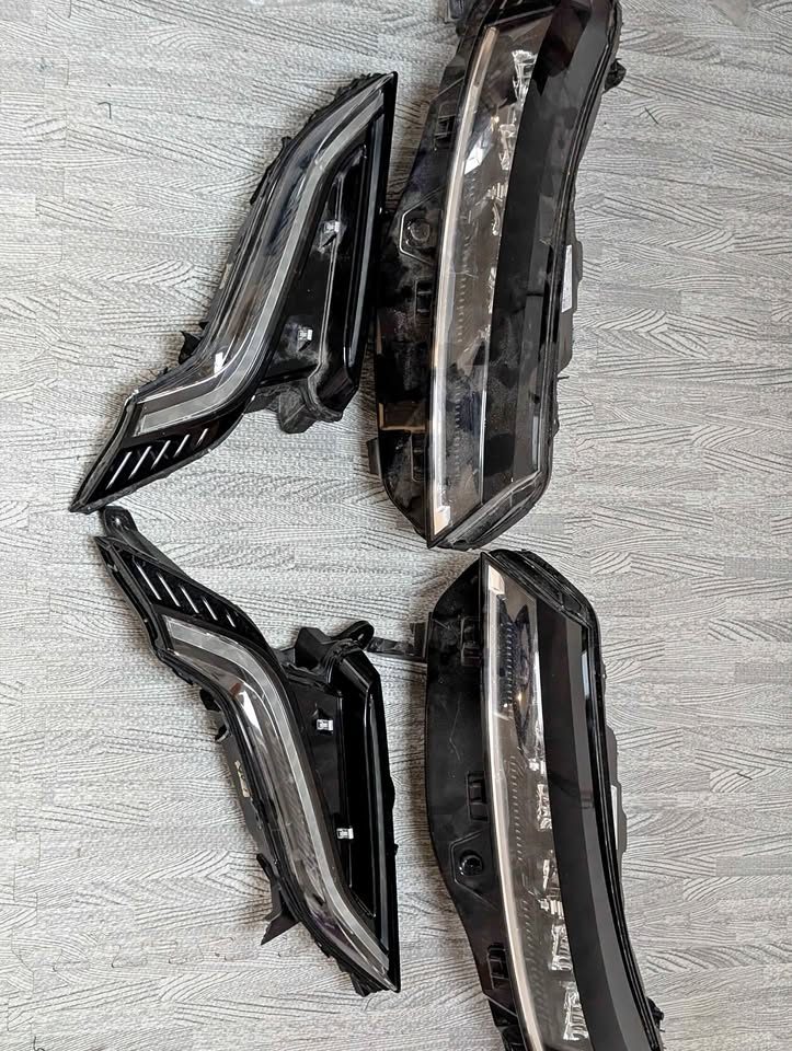 Set of Renault Megane E-Tech electric vehicle LED daytime running lights. Designed for the 2023